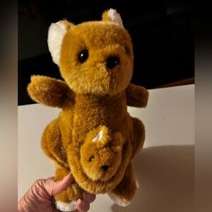 Plush Kangaroo and Baby Joey Stuffed 10" Stuffed Animal